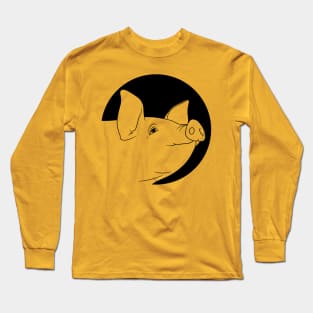 Pig Logo Long Sleeve T-Shirt